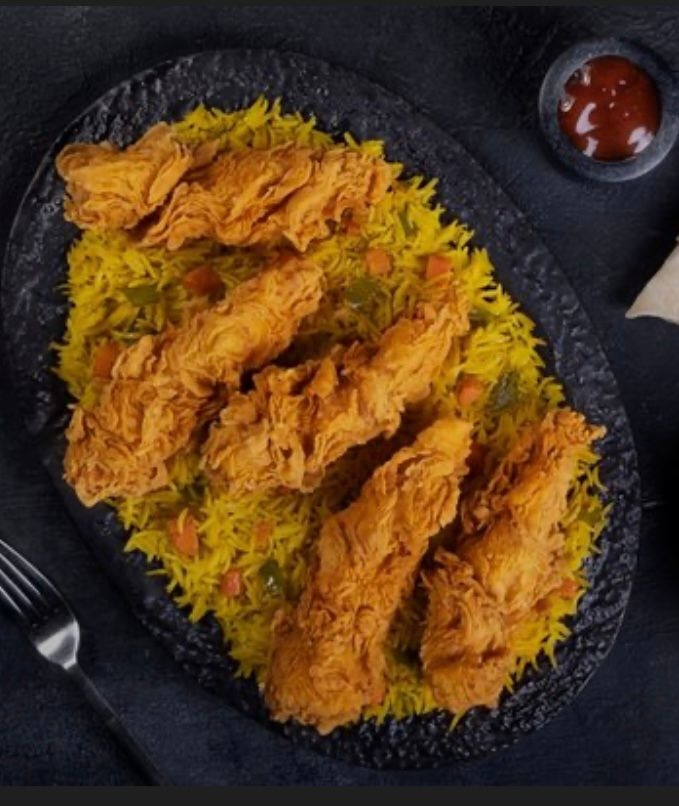 وجبة كرسبي مع رز