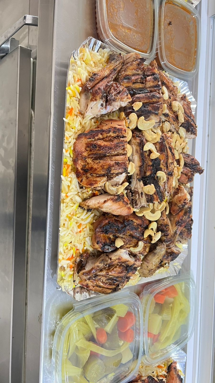 منسف فروج فحم