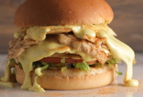 Simple Honey Mustard Burger
