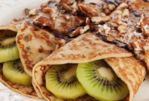 Nutella Crepe with Kiwi
