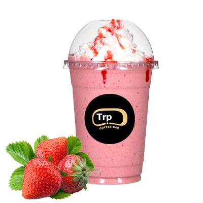 Strawberry milk shake