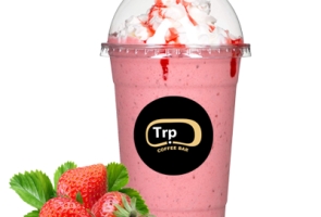 Strawberry milk shake