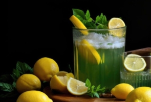 ليموناضة + حبق