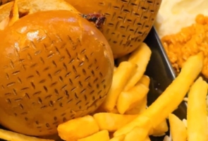 مني برغر شاورما دجاج
