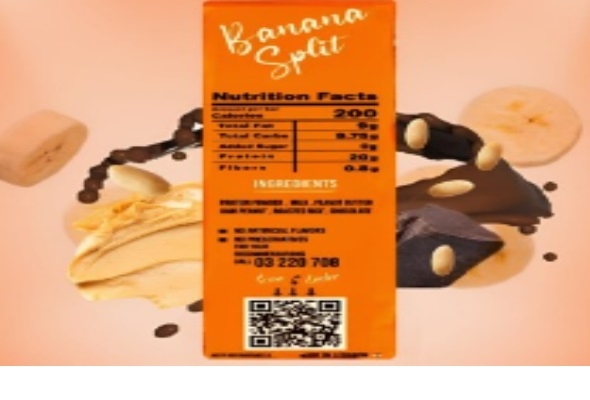 Banana protein bar