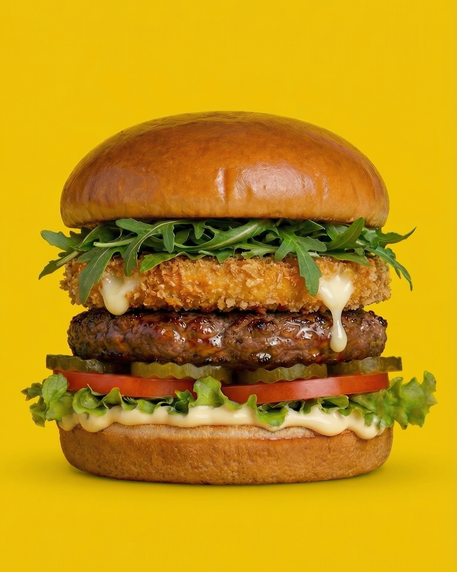 Mozzarella Beef Burger