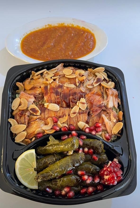 وجبة شاورما مع رز