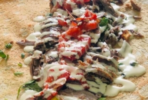 شاورما لحمة مرقوق