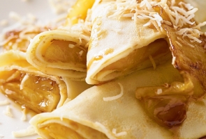 Nutella Crepe with Pineapple