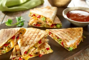 CHICKEN QUESADILLAS