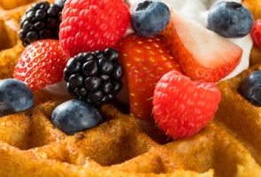 Fruits Waffle